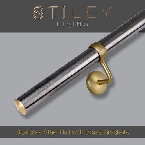 Stainless steel indoor stair - stainless,
