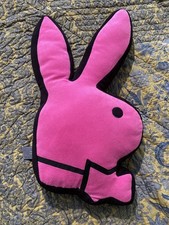 Playboy Pink Bunny Shaped Cushion 20" Official Merchandise 2006