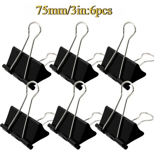 Bulldog clips 75mm extra - 75mm, large
