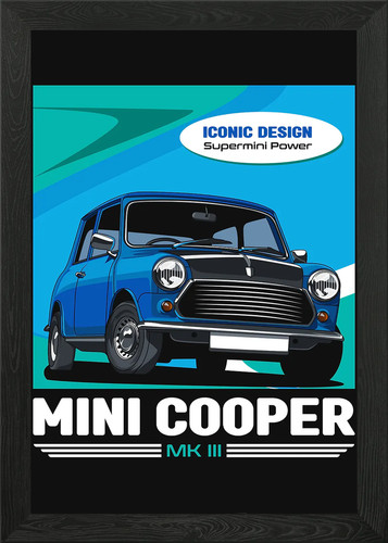 British mini classic car - mini,