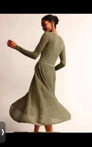 Boden green metallic ribbed - green,