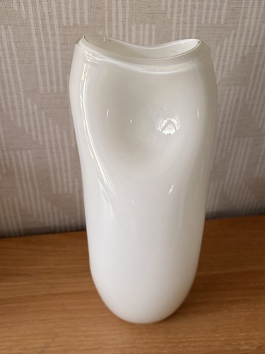 White habitat vase glass - habitat, in
