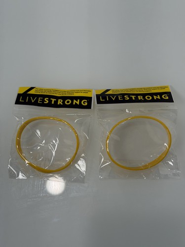Livestrong yellow wristbands - yellow,