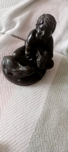 Little boy with rabbits - boy,