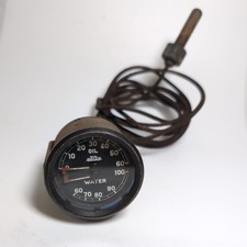 Vintage JAEGER Oil Pressure & Water Temperature Dual Gauge Classic British Car