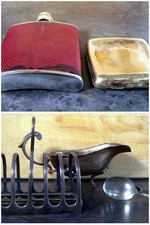 Joblot EPNS Letter Rack, Gravy