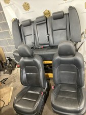 TOYOTA AVENSIS ESTATE MK3 LEATHER  HEATED ELECTRIC SEATS BLACK FRONT & REAR