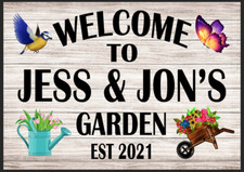 Personalised Garden Sign She