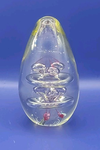 Large heavy glass teardrop - heavy,