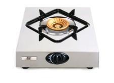 Compact Gas Stove 1 Burner Indoor Natural Gas FFD Cooker Piezo 4.2 kW NJ NT-1