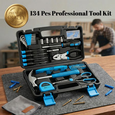 134pcs tool kit set blue - 134pcs,