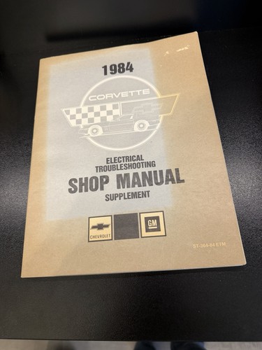 1984 corvette shop manual - 1984,