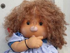 Vintage Vicma Bamboo Thumb Sucking Baby Doll 1980S Girl