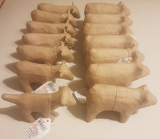 Papier Mache Animals x15 - Cow