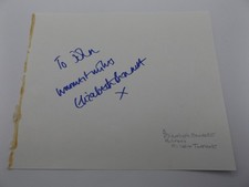 7" x 6" AUTOGRAPH BOOK PAGE