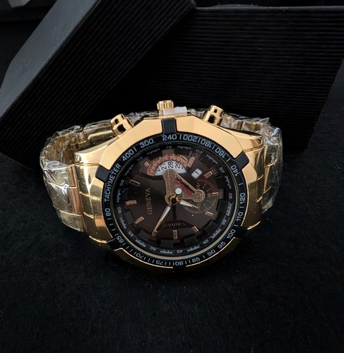 Geneva stainless steel watch - geneva,