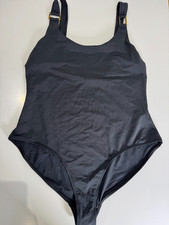 NEXT Swimming Costume Size 20 Black Nonpadded Buckle Detail Swimsuit