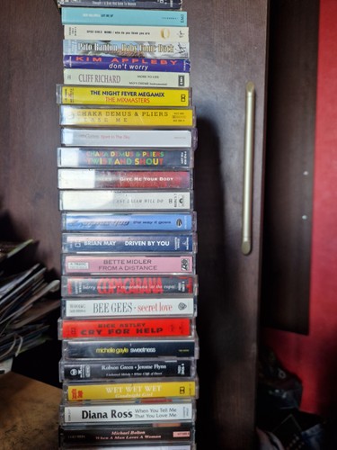 Vintage cassette singles - cassette,