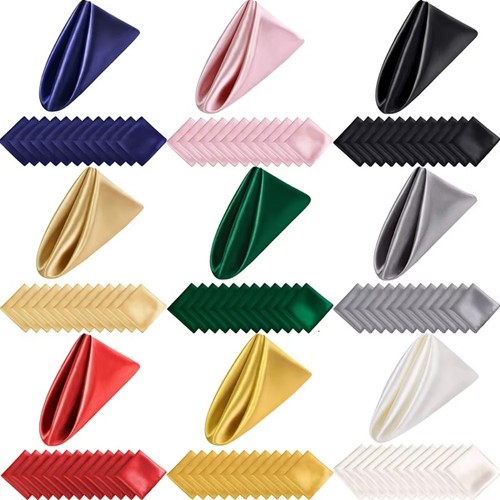10pcs 30x30cm satin napkin - 10pcs,