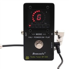 Pedal Turbo Strobe Tuner Demonf High Sensitivity Precision Guitar Bass Chromatic