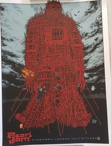 Pearl jam orig poster - pearl, july