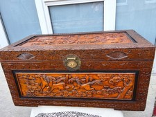 LARGE CHINESE HAND CARVED