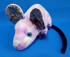 MOUSE / RAT plush PURPLE TIE