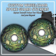 Wheelchair Spoke Guard Sticker