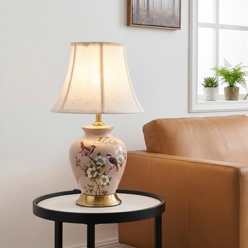Vintage ceramic table - table, lamp