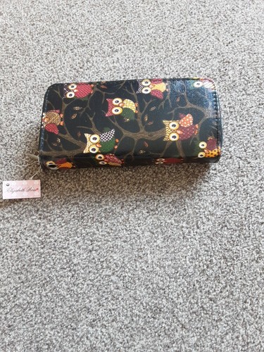 Large rectangle owl purse - large,