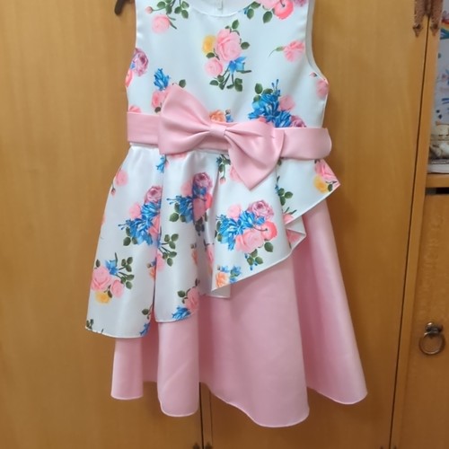 Girls pink floral sleeveless - girls,
