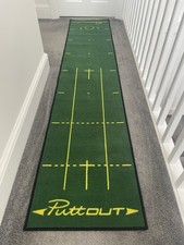 PuttOut Mat, Pressure Putt Trainer & Carry Bag 