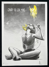 Ella Baron 2024 Ltd Ed Show Print Firesale Massive Attack Act 1.5