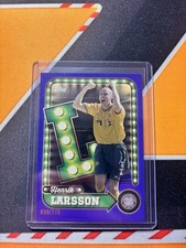 Henrik Larsson Purple /175 Celtic Topps Celtic Team set 2025