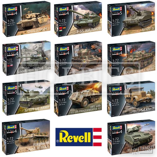 Revell model tanks kits - model,