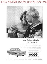 Ford 'ZODIAC' Automatic Saloon Motor Car ADVERT : Original 1960 Print Ad 704/61