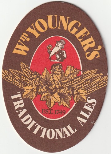 Beer mat youngers brewery - beer,