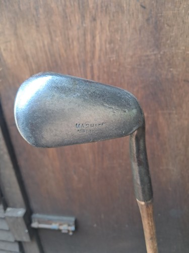 Hickory golf club - club,, mashie.
