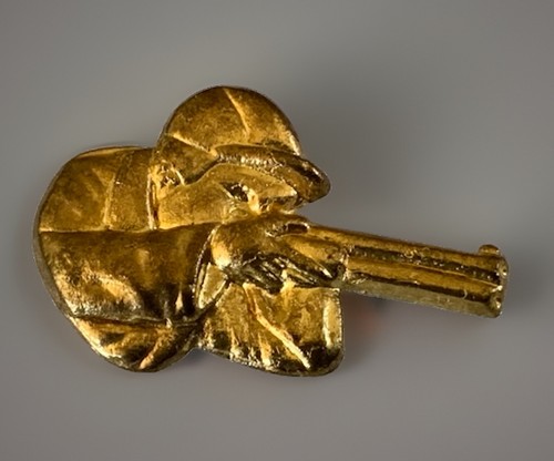 Vintage gold tone aged - gold,
