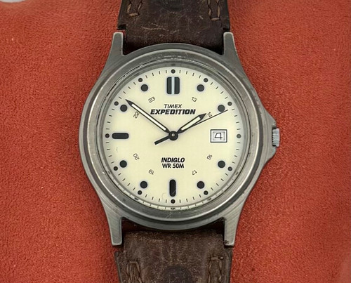 Timex expedition indiglo ivory - indiglo,