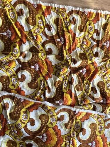 Pair vintage retro floral - pair,