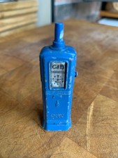 Vintage Crescent Toys Ltd Blue Diecast Petrol Pump 