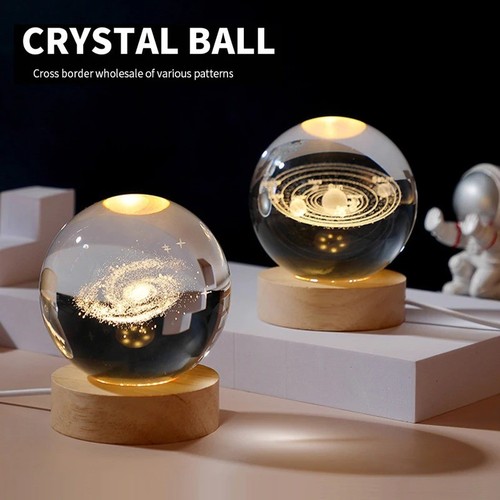 Crystal ball night - 3d,
