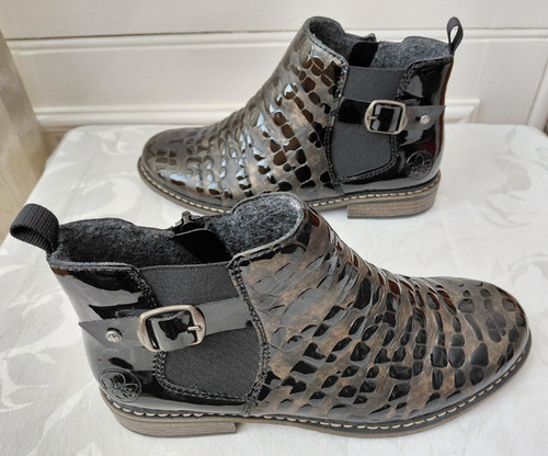 New rieker patent leather - new,