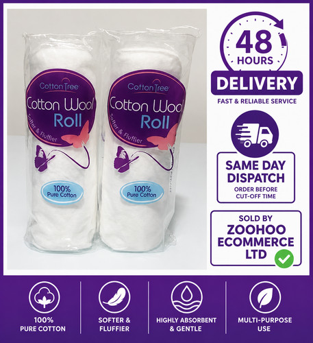 Cotton wool roll 100 - cotton,