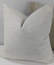 John Lewis Textured Twill Fabric Cushion Cover  Double Sided Natural/Albaster
