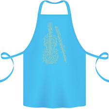 A Violin Cello Cotton Apron