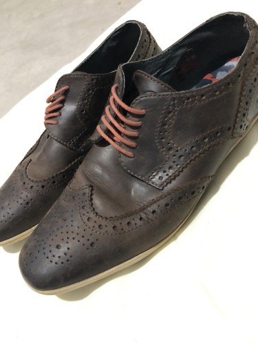 Dark brown soft leather - brown,