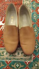  ROHDE/Ladies/ UK7.5 / tan/brown Leather Wedge Shoes/Made in Germany/ VGC