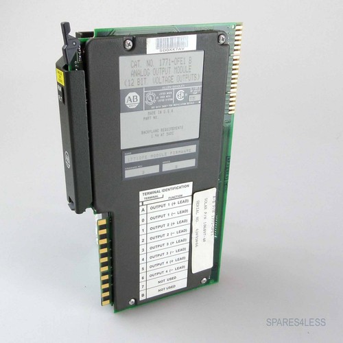 Allen bradley analog output - analog,